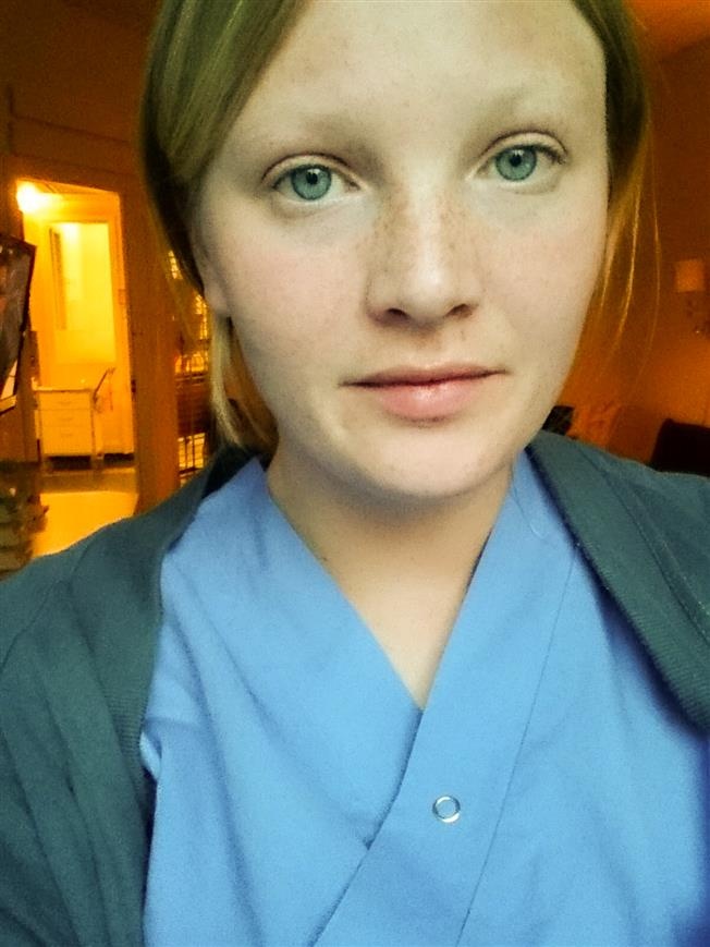 Lovisa Hermansson, sjuksköterskestudent.