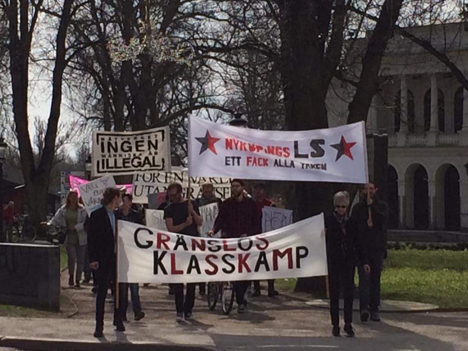 I Nyköping tågade Nyköpings LS av SAC tillsammans med Ingen människa är illegal  och Feministiskt Initiativ från Teaterparken till Gripsholmsparken. Runt 50 personer deltog i tåget och fler slöt upp till det fortsatta firandet i Gripsholmsparken med tal, musik och mat.