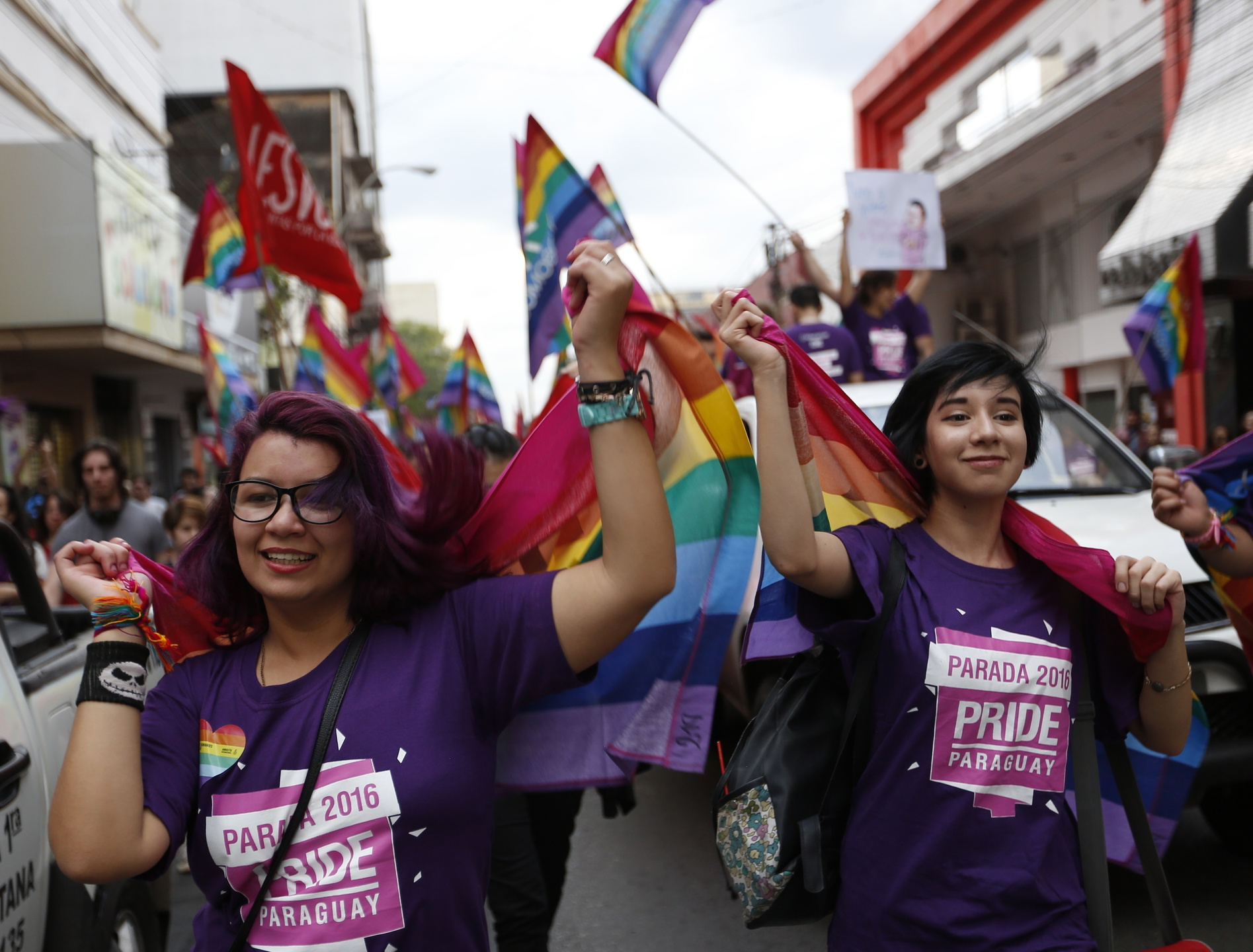 Pride i Asuncion, Paraguay, den 9 juli i år.