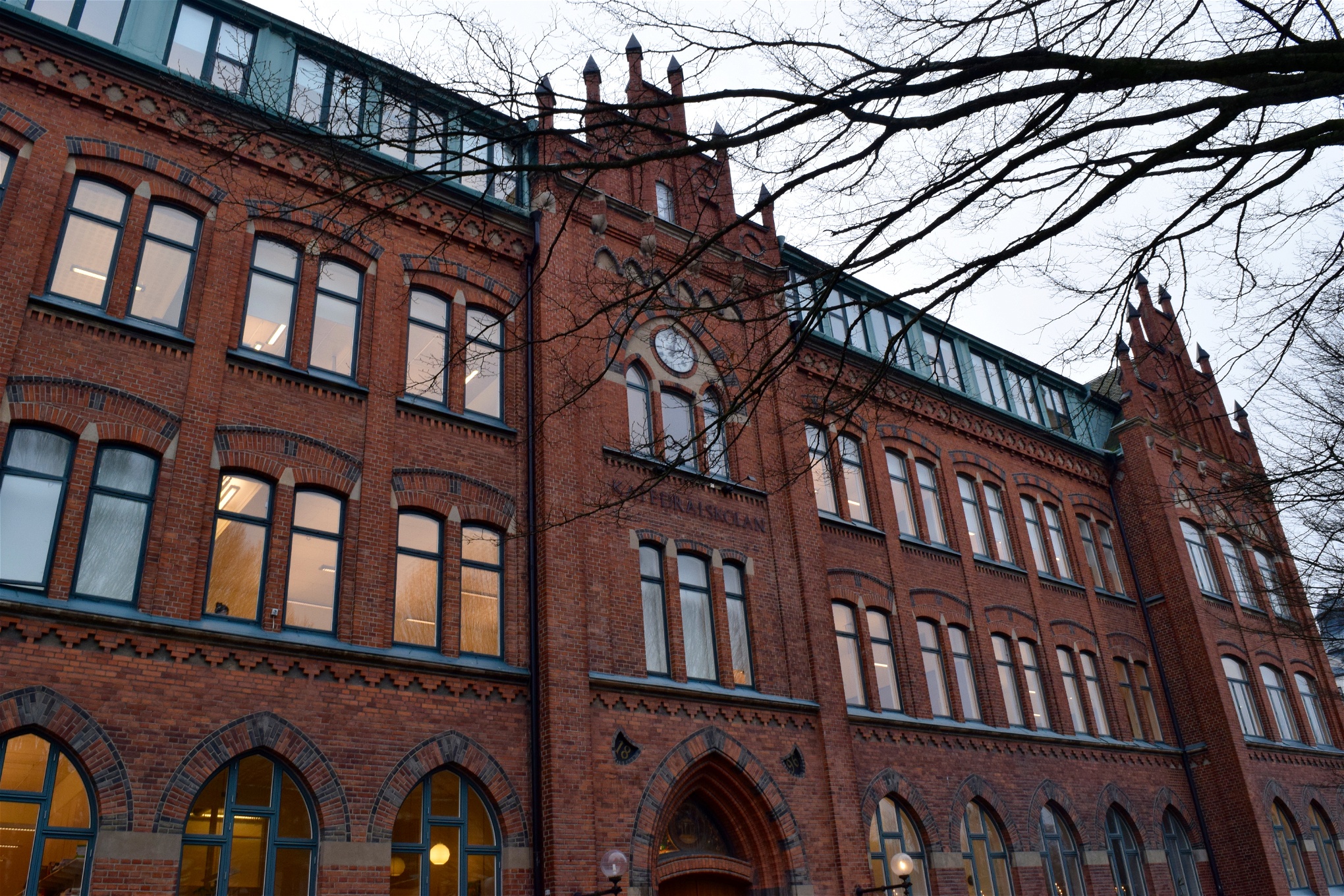 Katedralskolan i Lund har rykte om sig att vara en pluggskola som är lite finare än de andra. På skolan finns enbart högskoleförberedande program och tempot är erkänt högt för de drygt 1 400 eleverna.