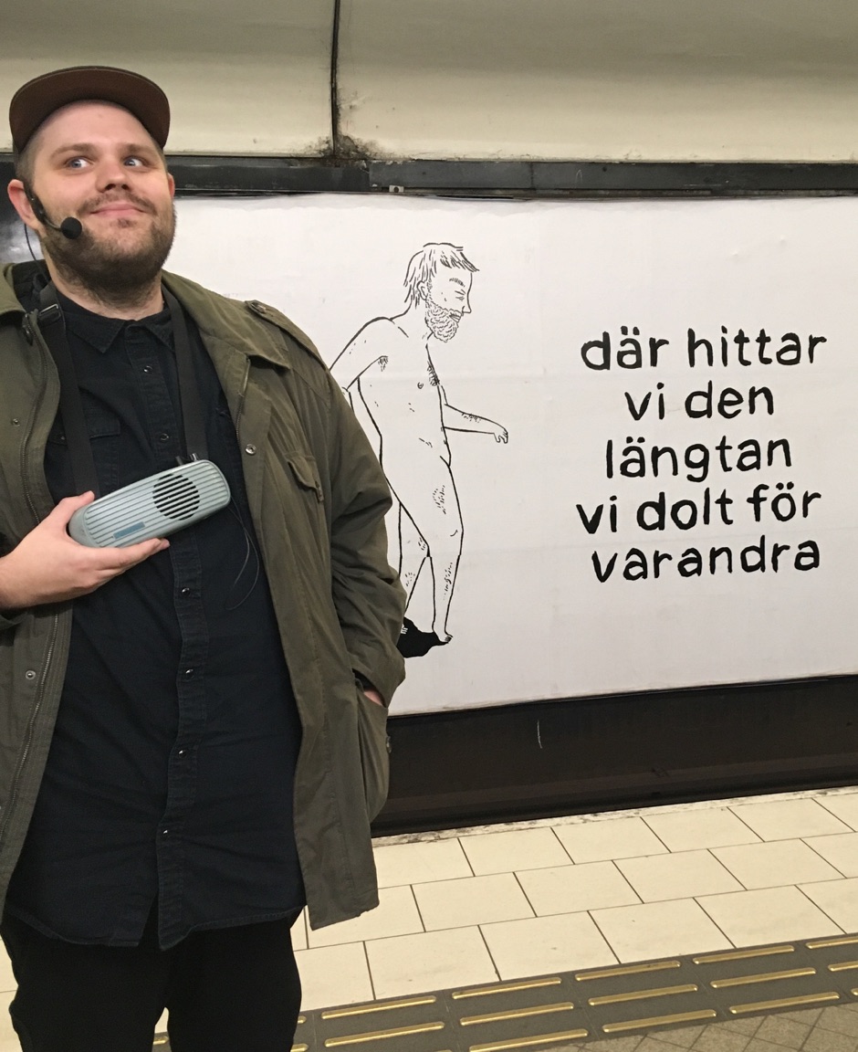 Konstnären Kolbeinn Karlsson arbetar med tydlig normkritik i sina bilder. 