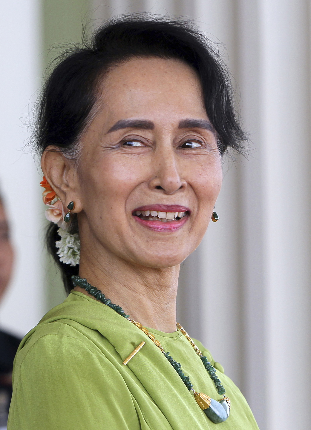 Aung San Suu Kyi.