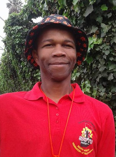 Boitumelo Ramahlele, arbetsmiljöinspektör, CSAAWU