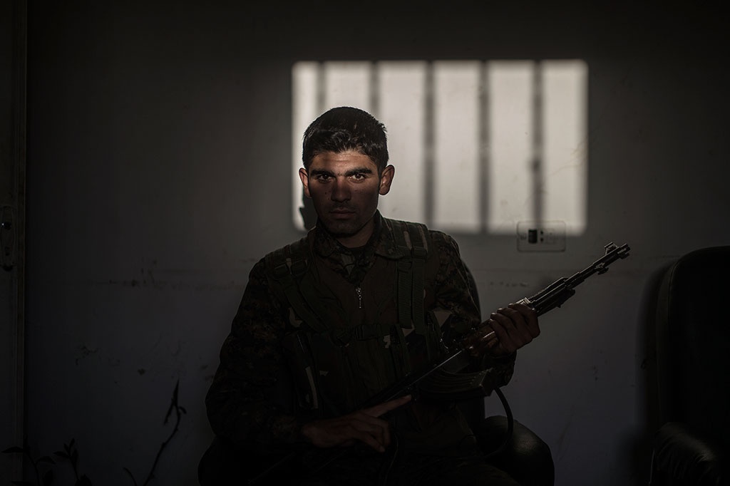 Kawa Aref, 20 år, tog värvning i den kurdiska milisen YPG 2011.