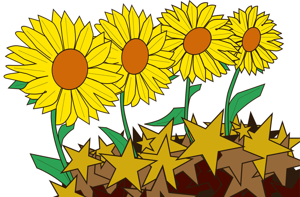 arbetare clipart flowers