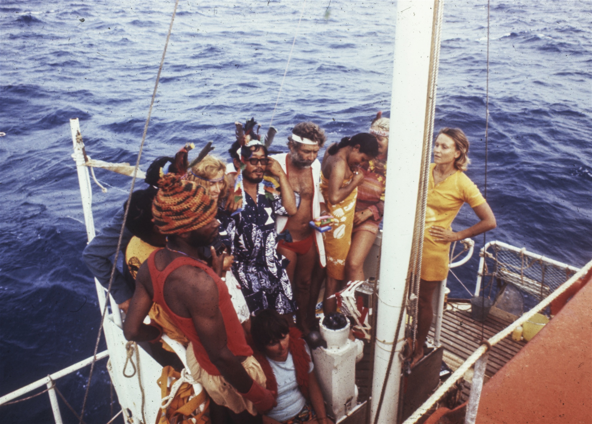 Bild på besättningen från 1973.