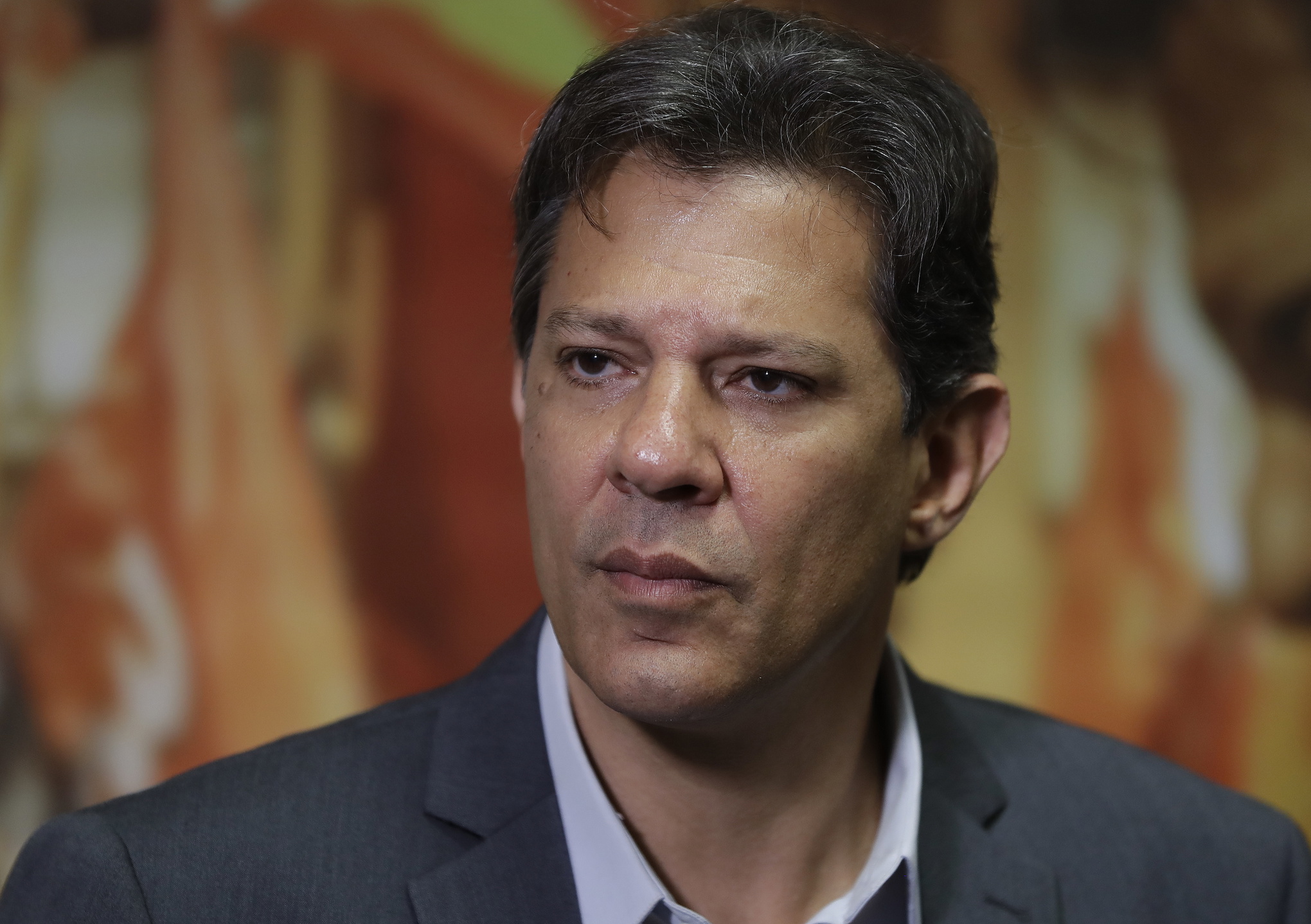 Arbetarpartiets kandidat till presidentposten Fernando Haddad.