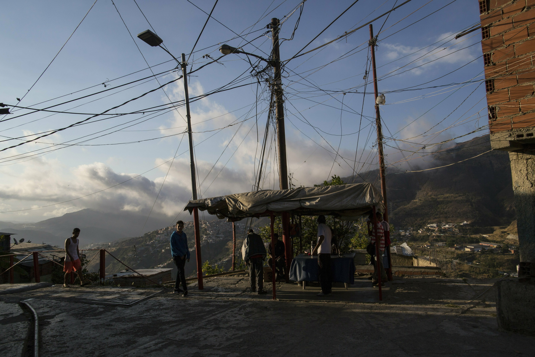 Bild från området Catia i Caracas. 