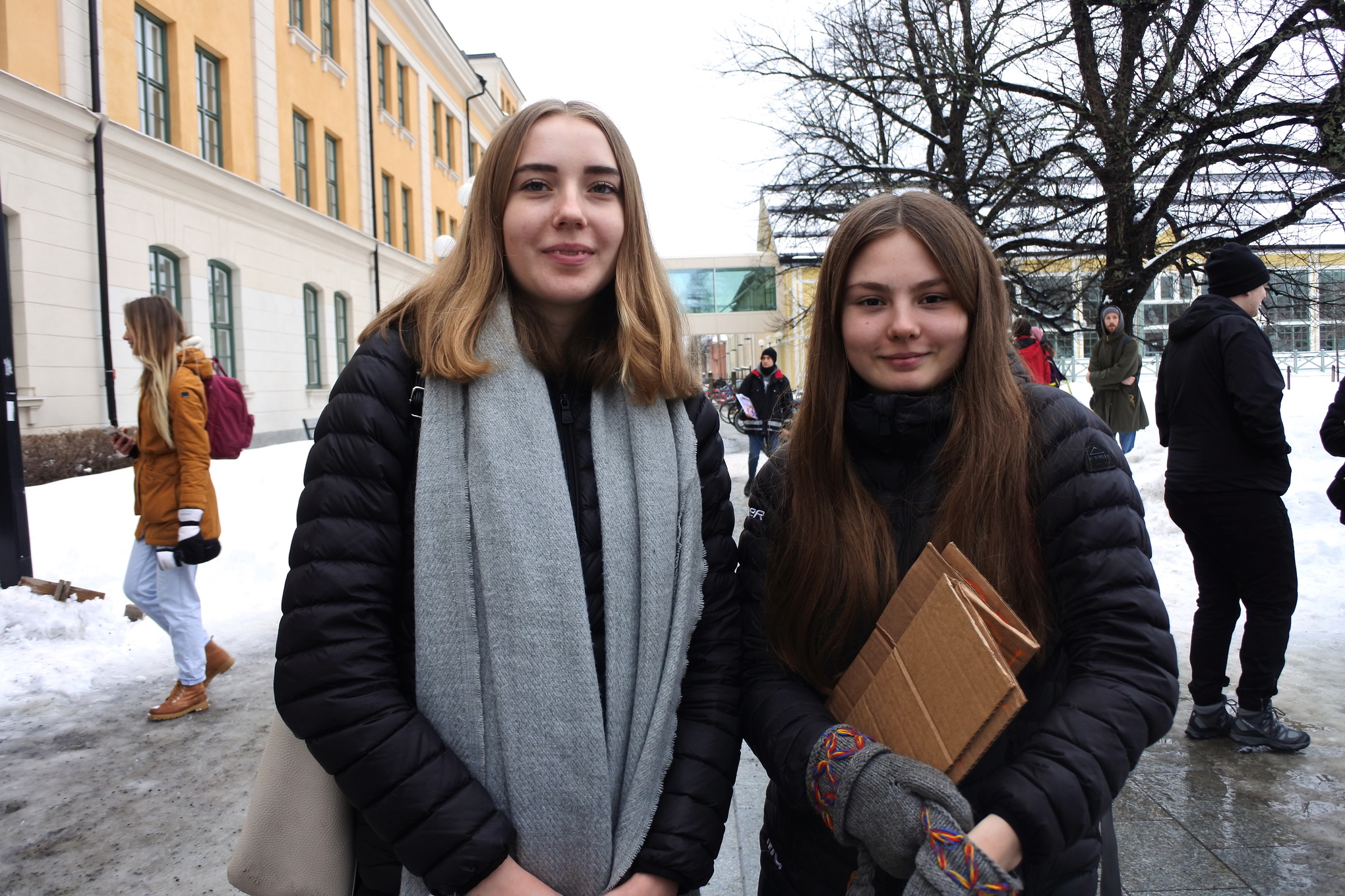 Tindra Kolstad och Maja Granberg. 