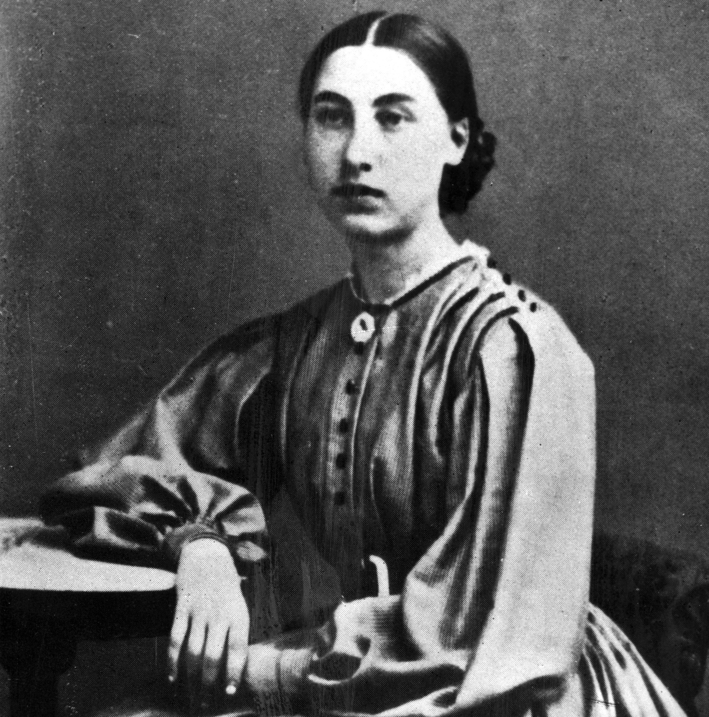 Victoria Benedictsson i unga år 1866, hon blev författare under pseudonymen Ernst Ahlgren. Just nu pågår en Victoria Benedictssonfestival i Stockholm och en av de spelade pjäserna är Isjungfrun av Cecilia Sidenbladh.