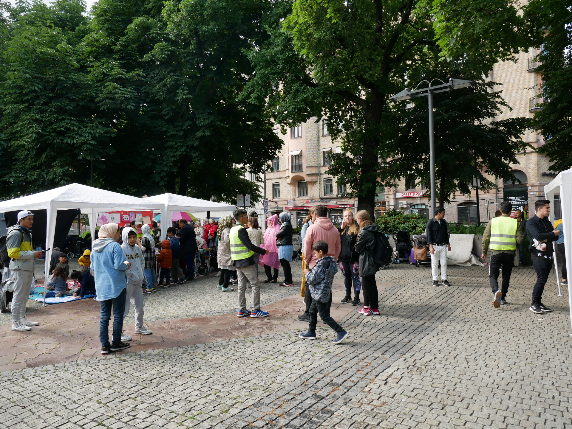 Sittstrejken på Norra Bantorget har pågått sedan tisdagen förra veckan.