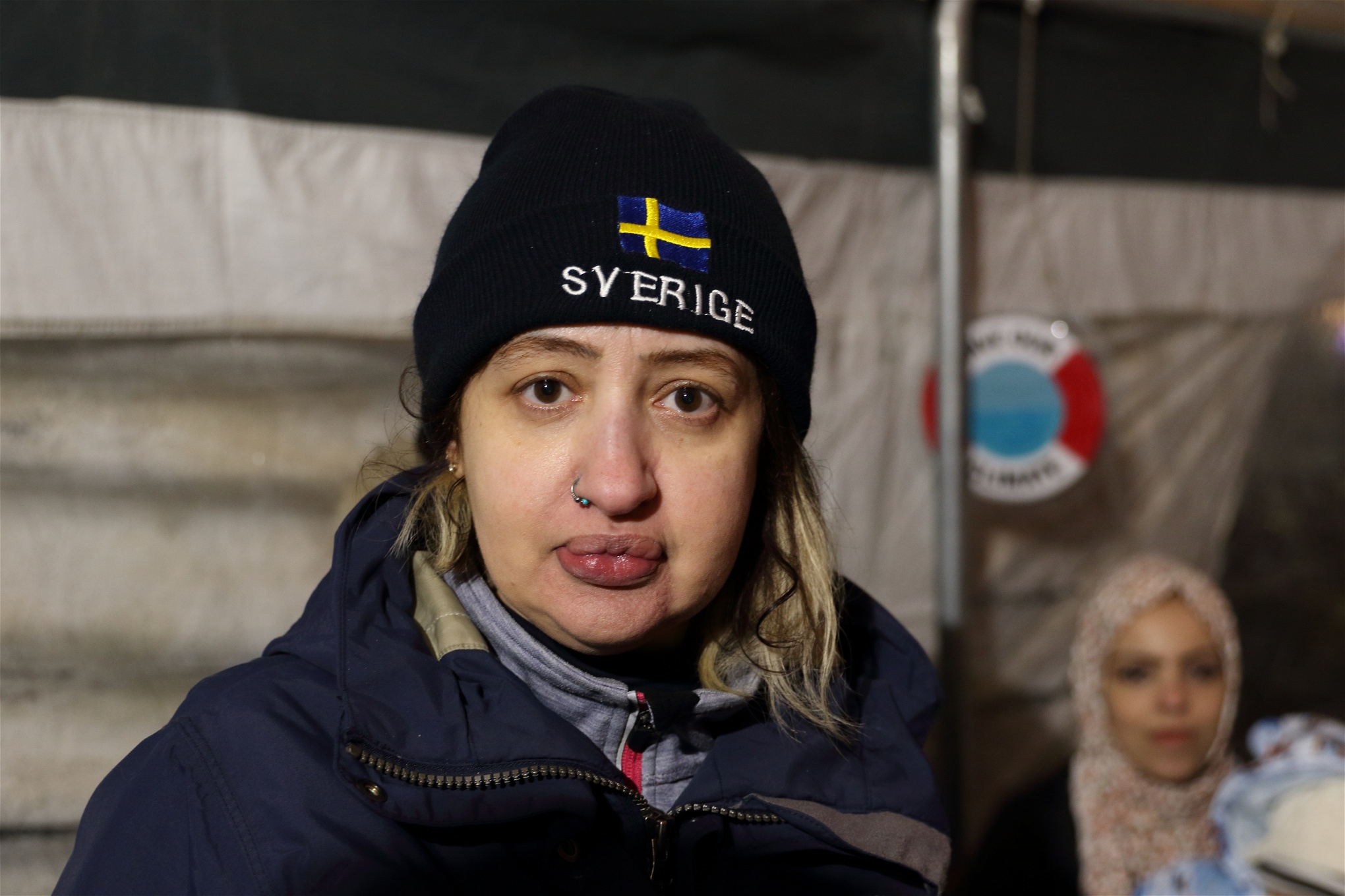 Iman Sabri är statslös palestinier från Kuwait. Hon har hela sin familj på plats i Sverige sedan 16 år tillbaka. Själv är hon relativt nyanländ och har fått avslag.