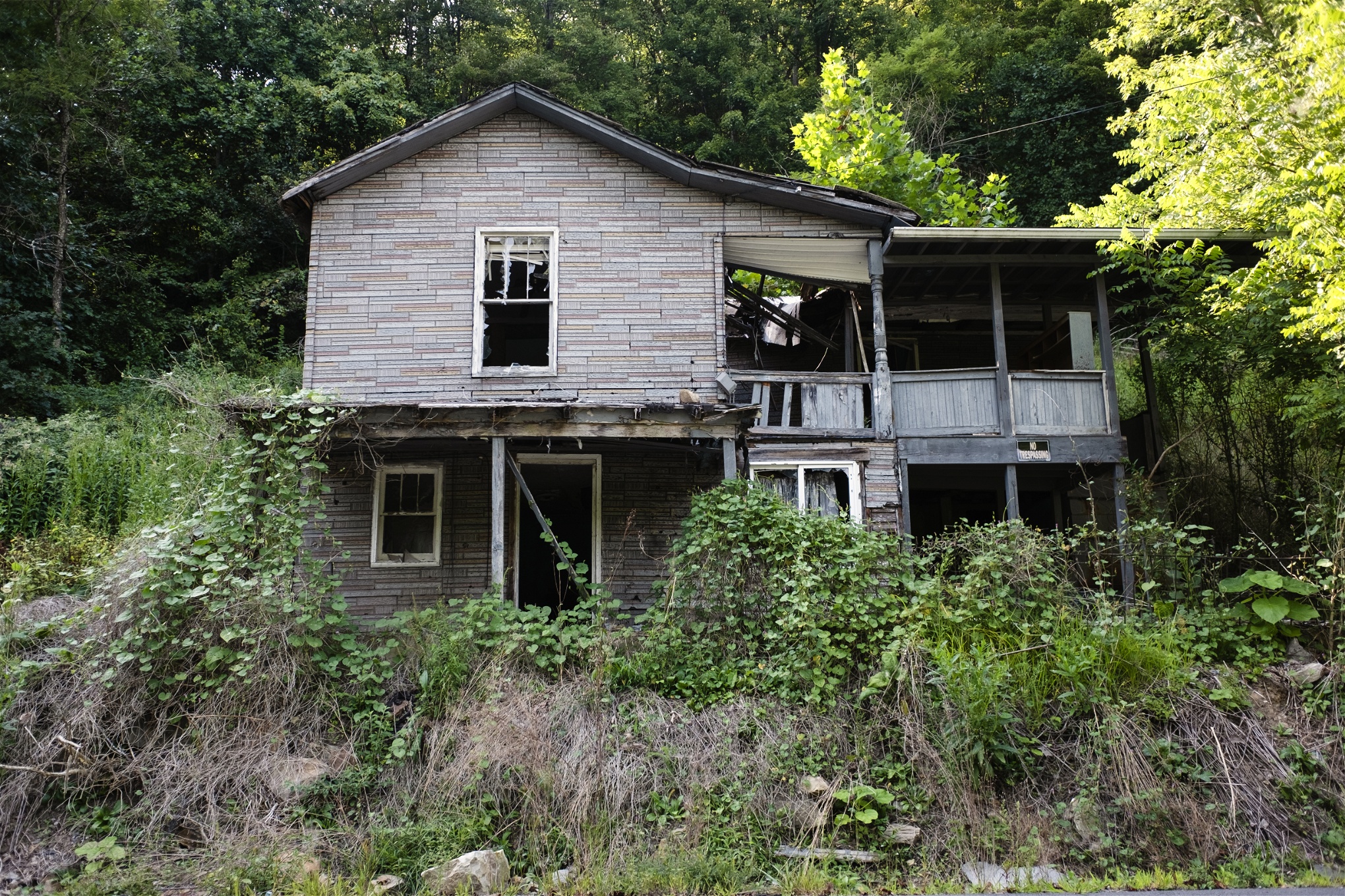 West Virginias kolfält är avfolkningsort. Många hus står övergivna kring Bluefield.
– När jag kom tillbaka var kolindustrin på nedgång som aldrig förr. Alla som hade råd hade flyttat, och de som är kvar lever i extrem fattigdom, säger Mamone.