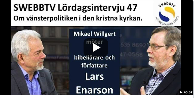 Lars Enarson har flera gånger medverkat i Swebb-tv, en radikalnationalistisk Youtube-kanal Foto: Skärmdump.