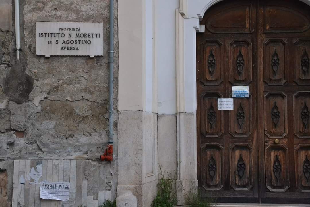 Caritas härbärge i Aversa är stängt under coronakrisen.Foto: Alessandra Mincone