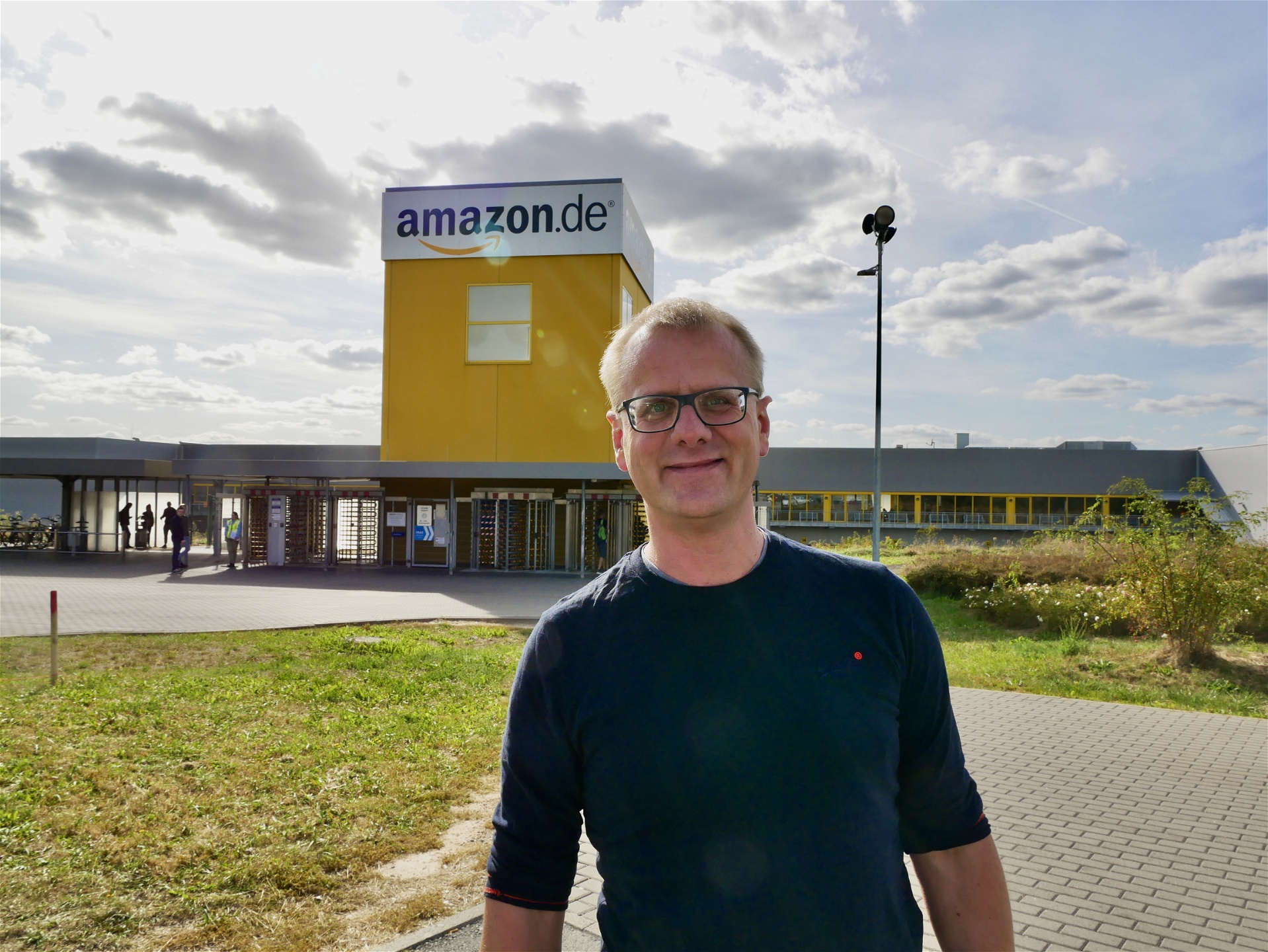 Foto: Julia LindblomStephan Eichenseher är pressekreterare för Amazon i Tyskland. 