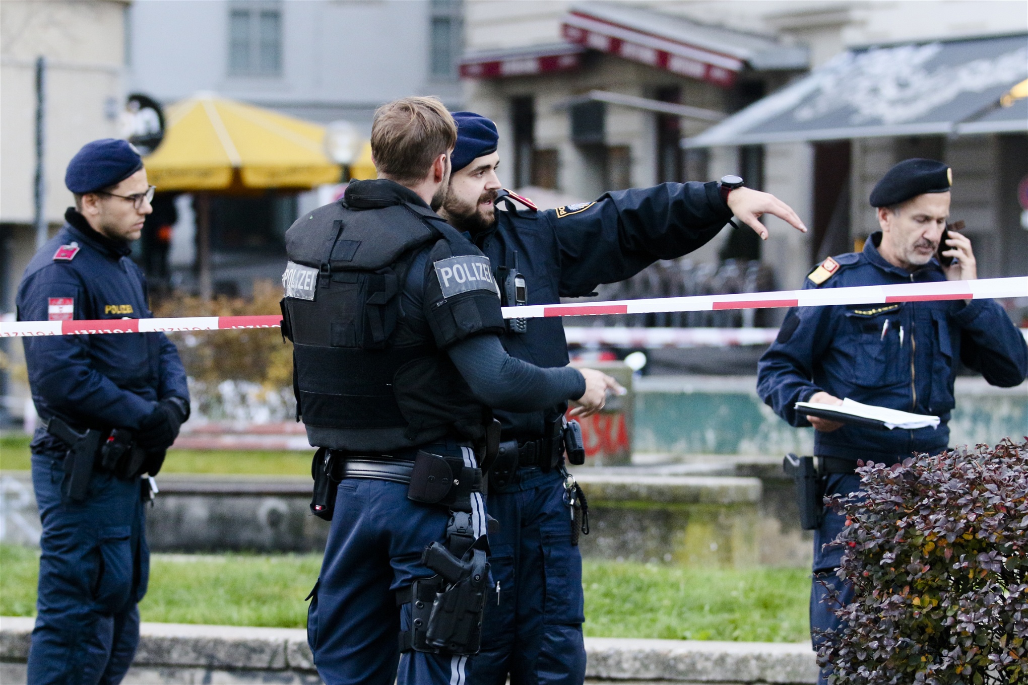 Österrike Poliser Terrordåd