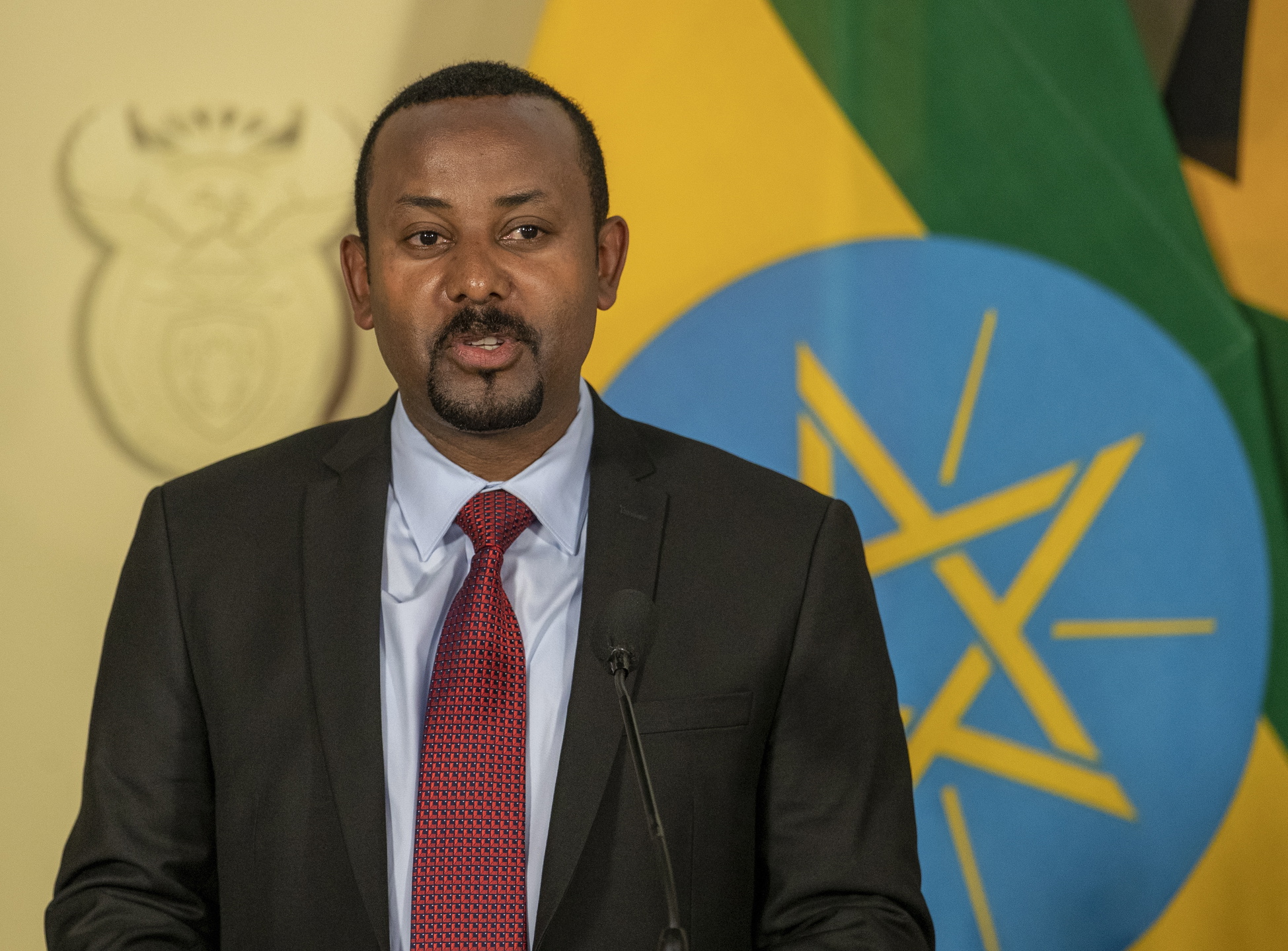 Etiopiens premiärminister Abiy Ahmed. Foto: Themba Hadebe/TT