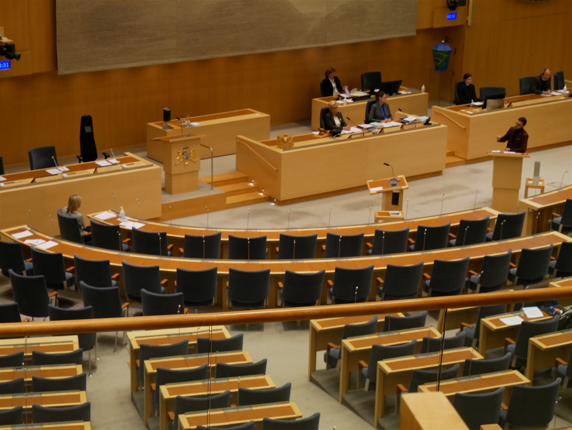 Foto: Julia LindblomRiksdagsledamoten Tony Haddou tog initiativ till debatten med anledning av hjälporganisationen Oxfams granskande rapport om skatteflykt.