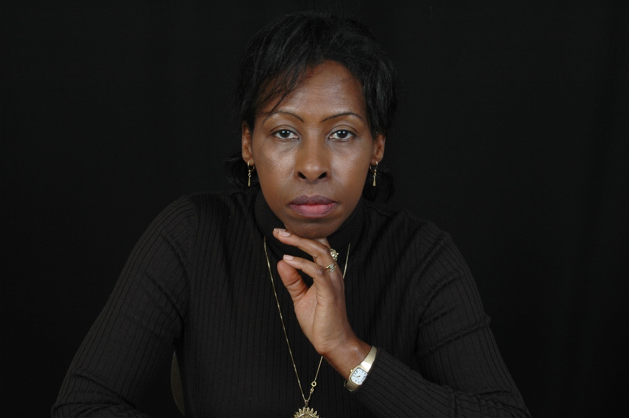 Porträtt av författaren Scholastique Mukasonga
