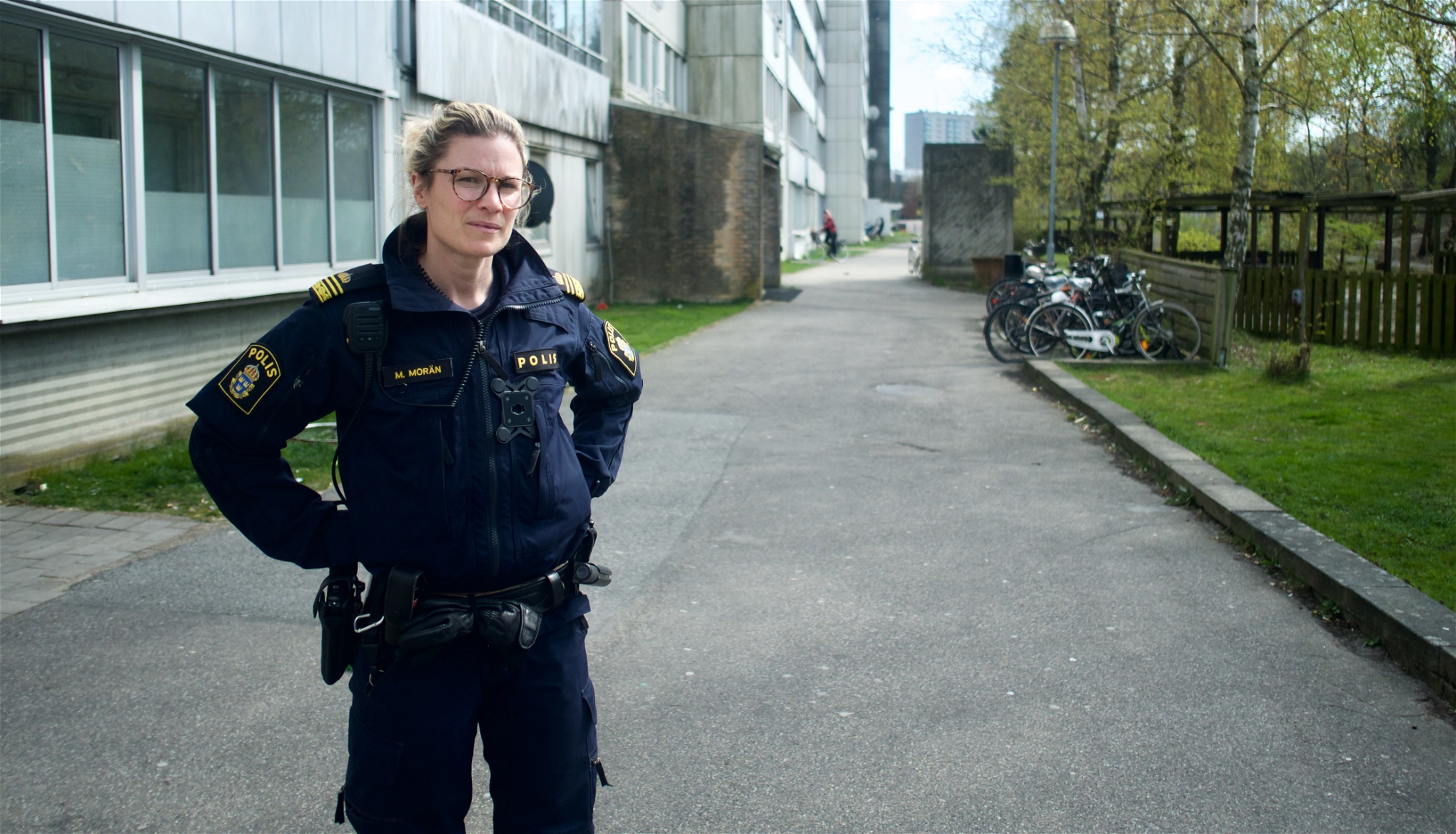 Malin Morän, polisområdeschef i stadsdelen Rosengård i Malmö.