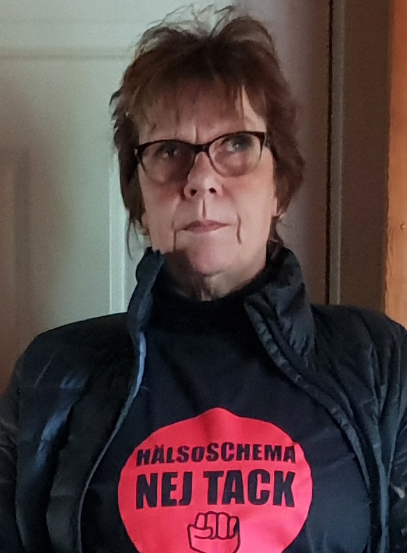Vårdbiträdet Susanne Svensson arbetar på ett demensboende i Bromölla