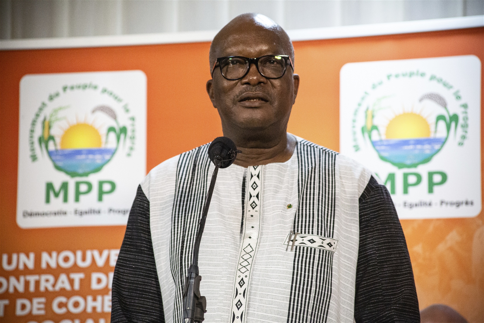 Burkina Fasos president Roch Marc Christian Kabore