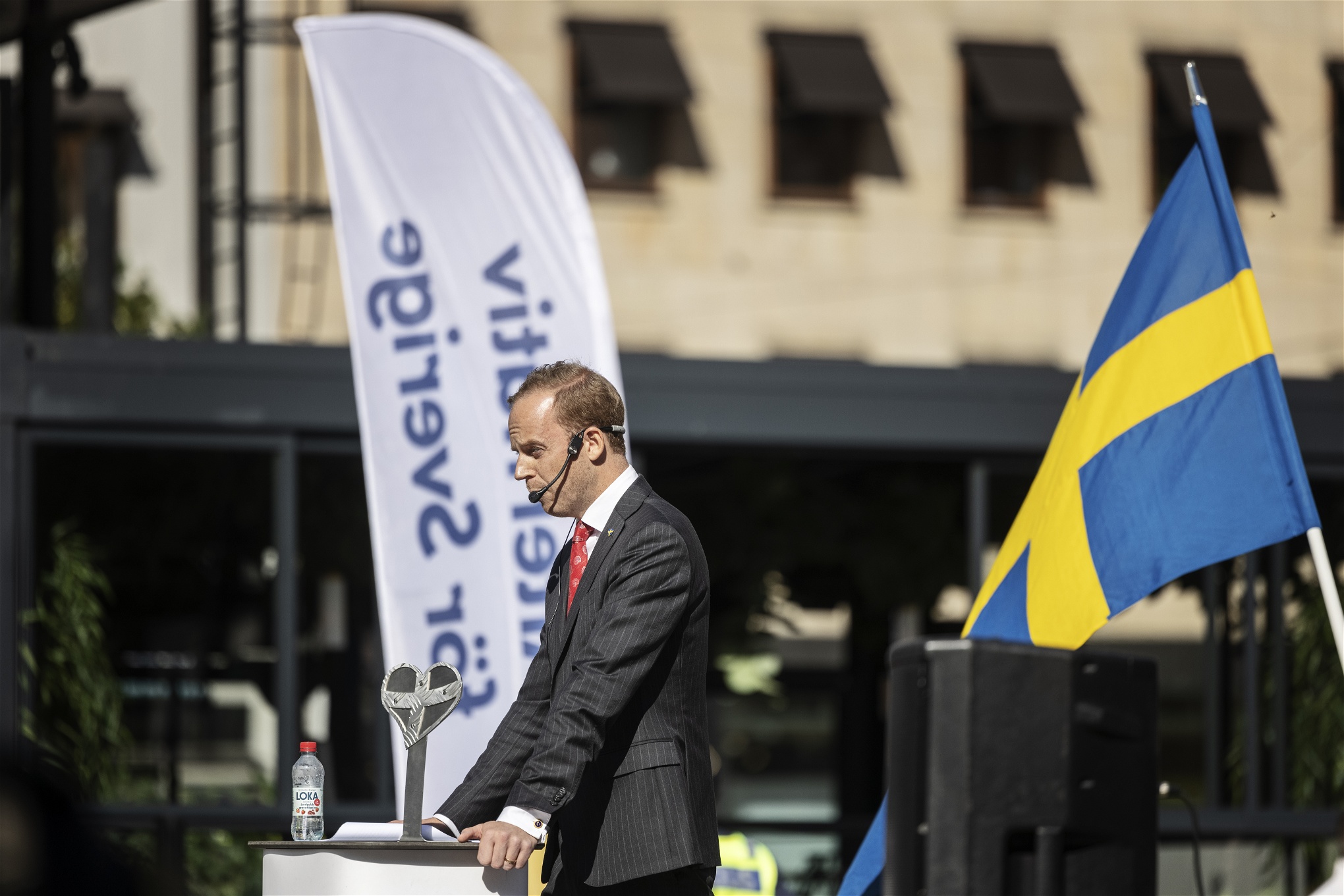 Alternativ för Sverige och Gustav Kasselstrand håller möte