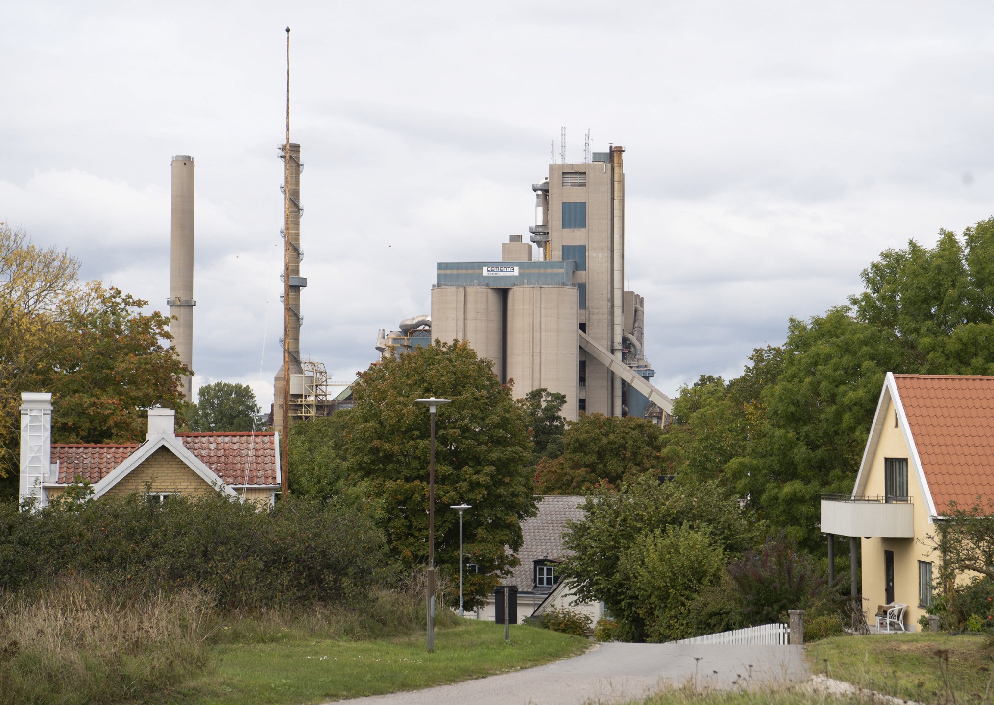 Cementas fabrik på Slite Gotland