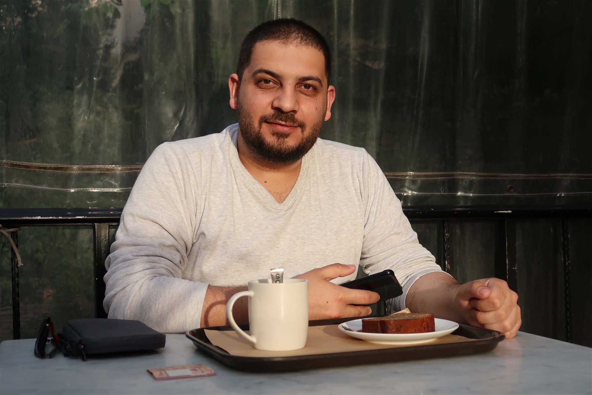 Hussein Hajj Hassen, journalist Foto: Hanna Strid