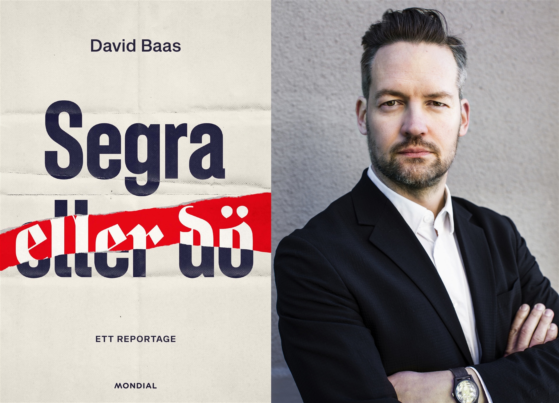Davis Baas har studerat Sverigedemokraternas rötter och ideologi, i Segra eller dö. Foto: Tove Falk