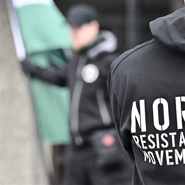 Nordiska Motståndsrörelsen demonstrerar