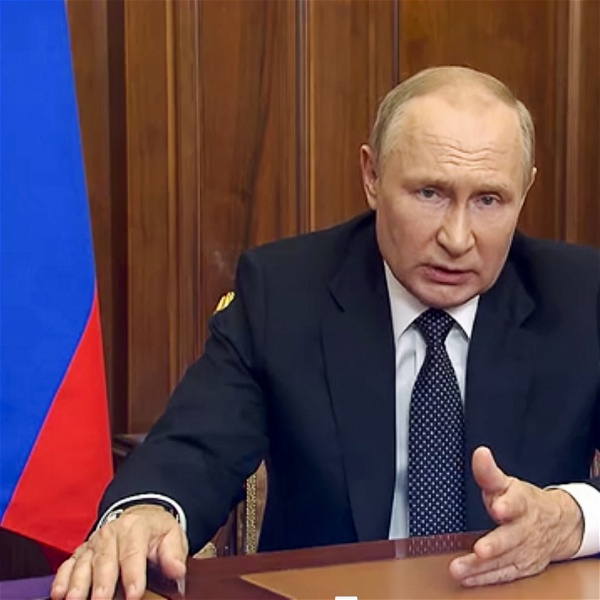 Vladimir Putin håller tal