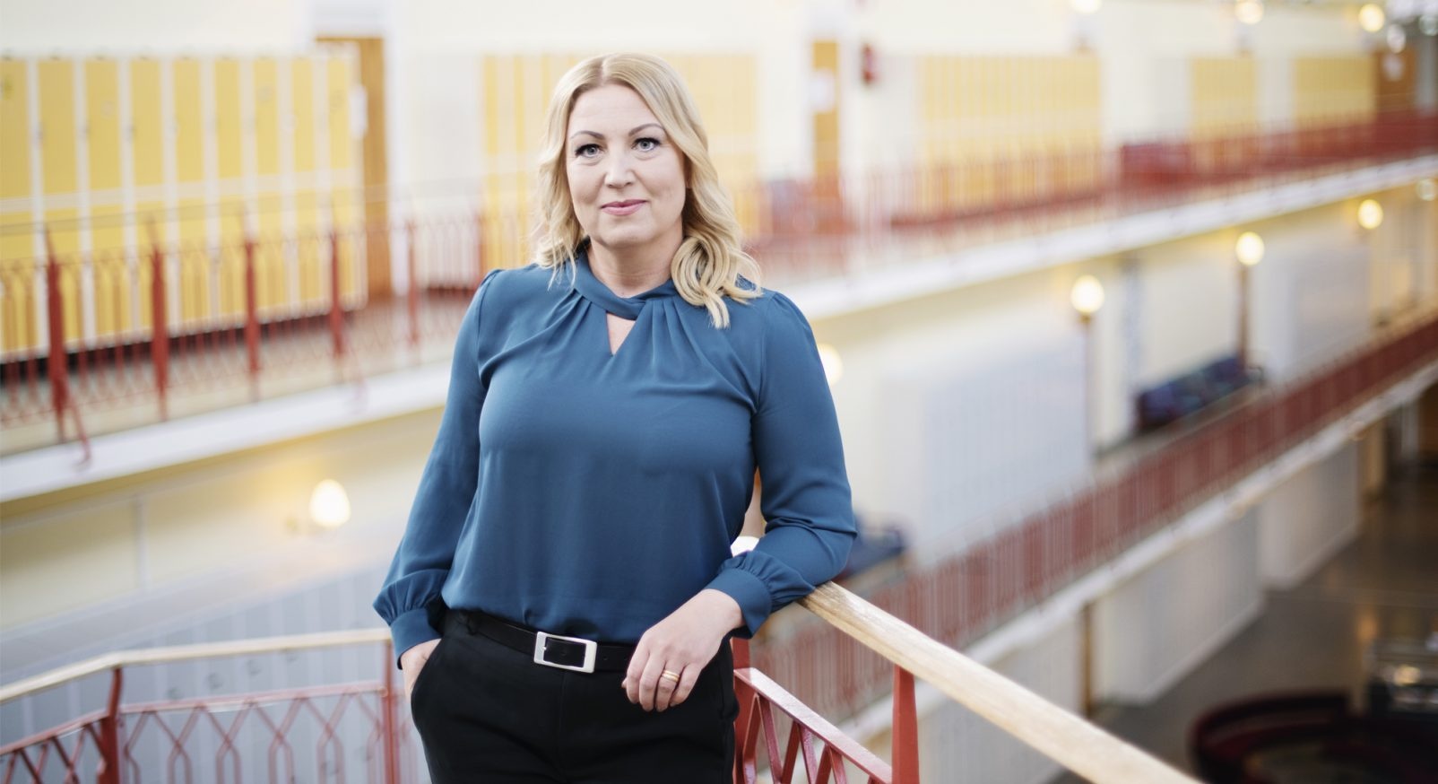 Johanna Jaara Åstrand vill att regeringen skrotar frågan om att lärare ska tvingas ange elever. Foto: Lärarförbundet/Pressbild