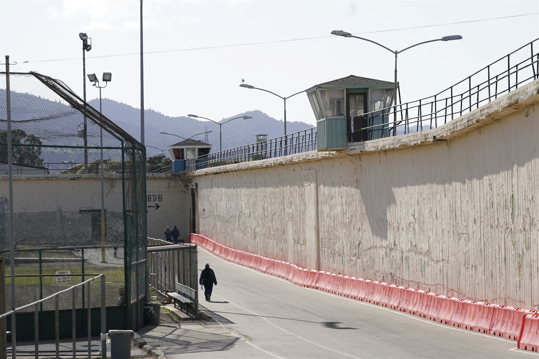 Muren till San Quentinfängelset.