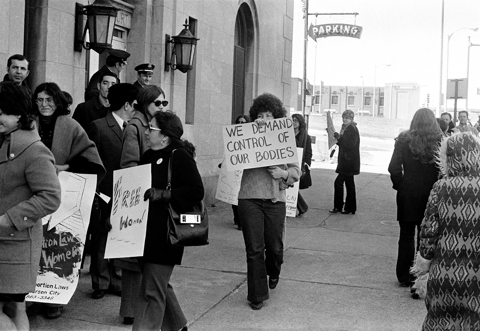 Demonstration för rätt till abort. St Louis, Missouri, USA 1972