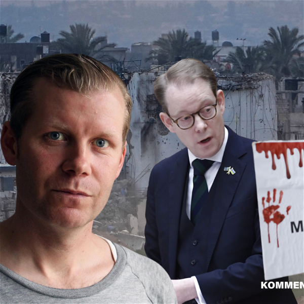 Utrikesminister Tobias Billström avbruts i en debatt om Gaza