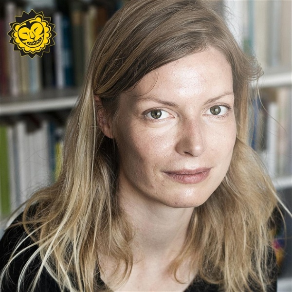 Porträtt på Asta Olivia Nordehof och bokomslag till hennes nya bok Djävulsboken