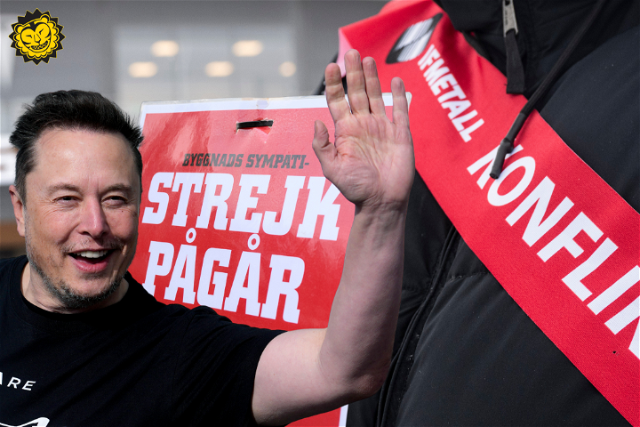 IF Metalls strejk på Elon Musks Tesla fortsätter