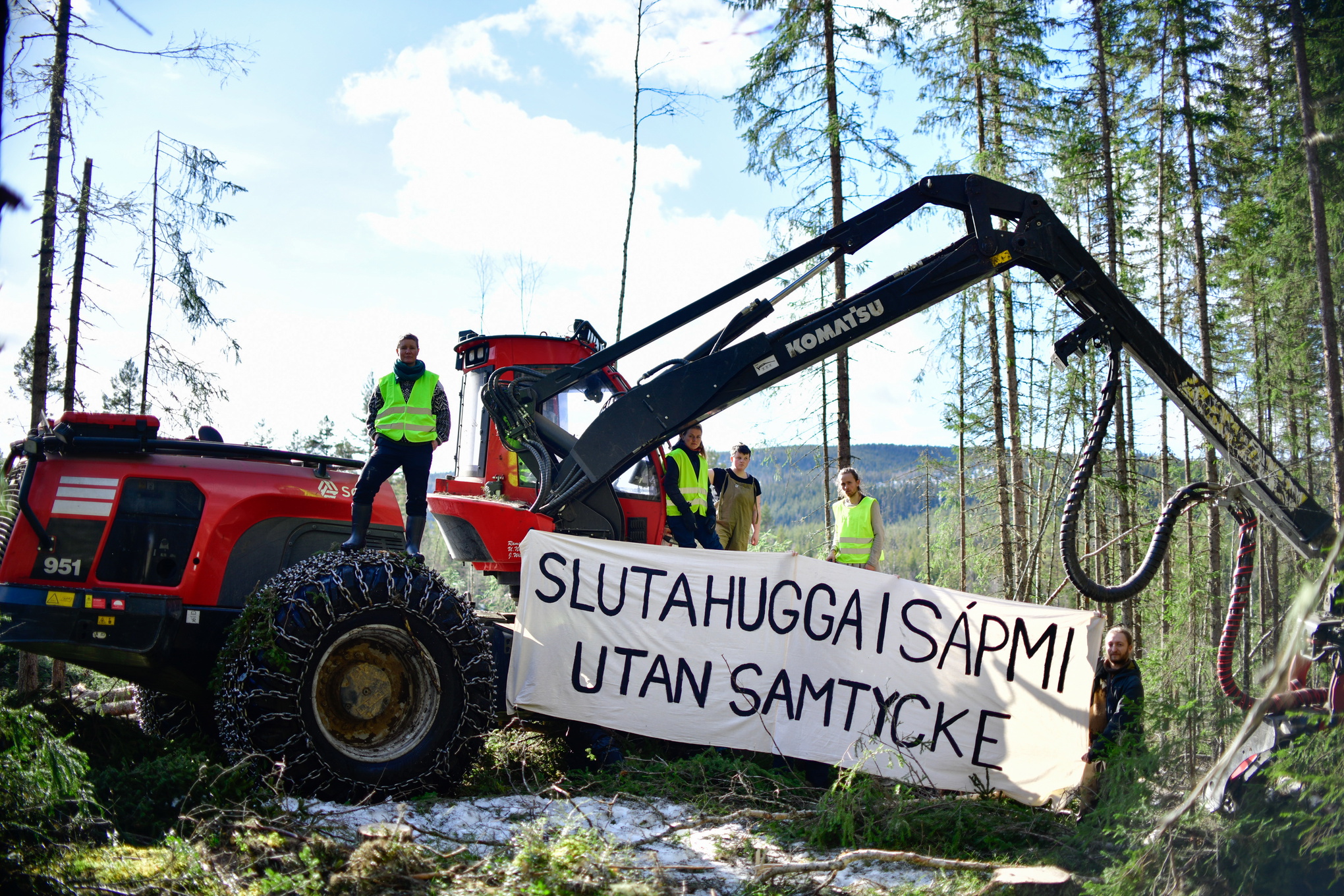 Skog SCA ockupation Sapmi