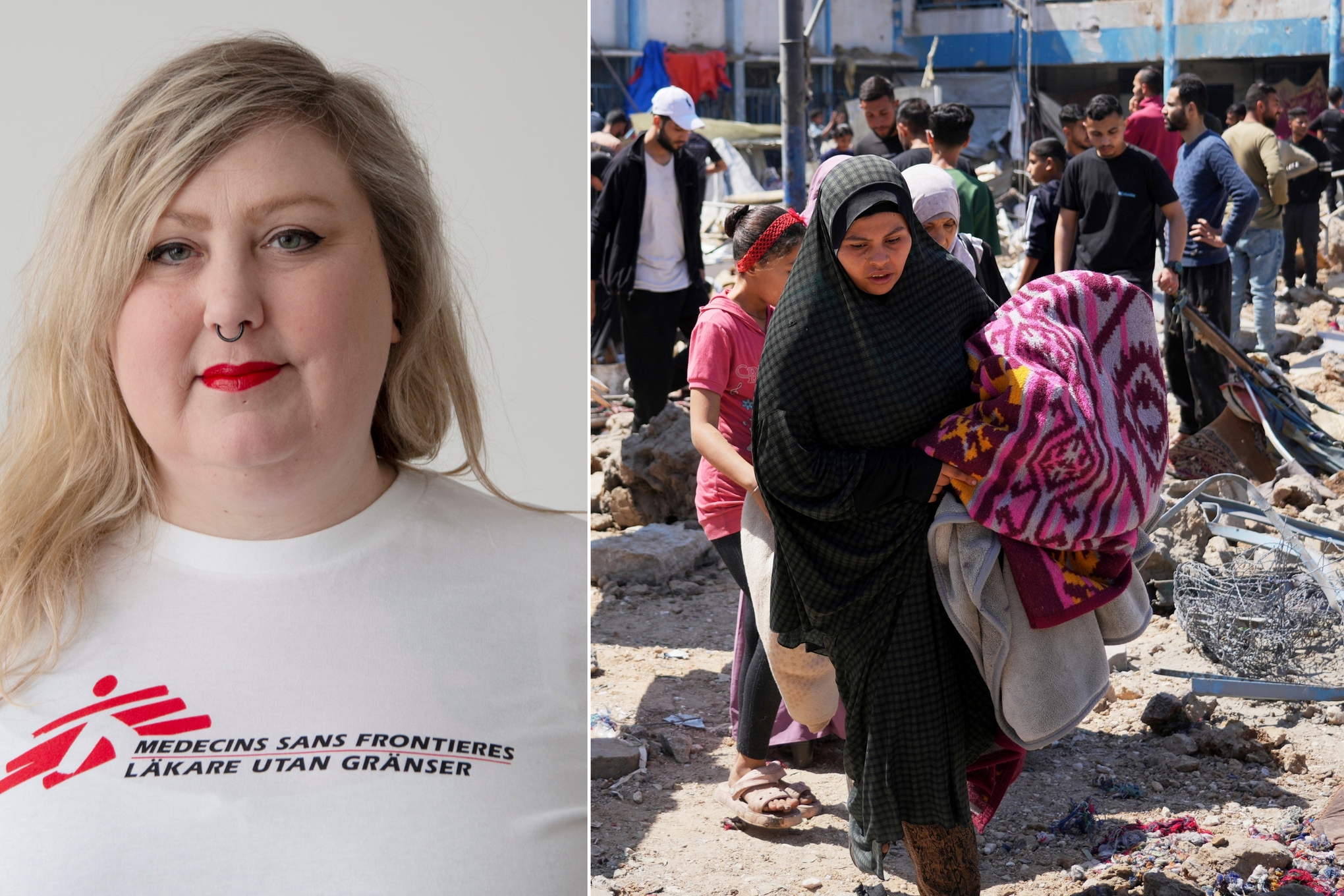 Mia Hejdenberg på Läkare utan gränser om situationen i Gaza