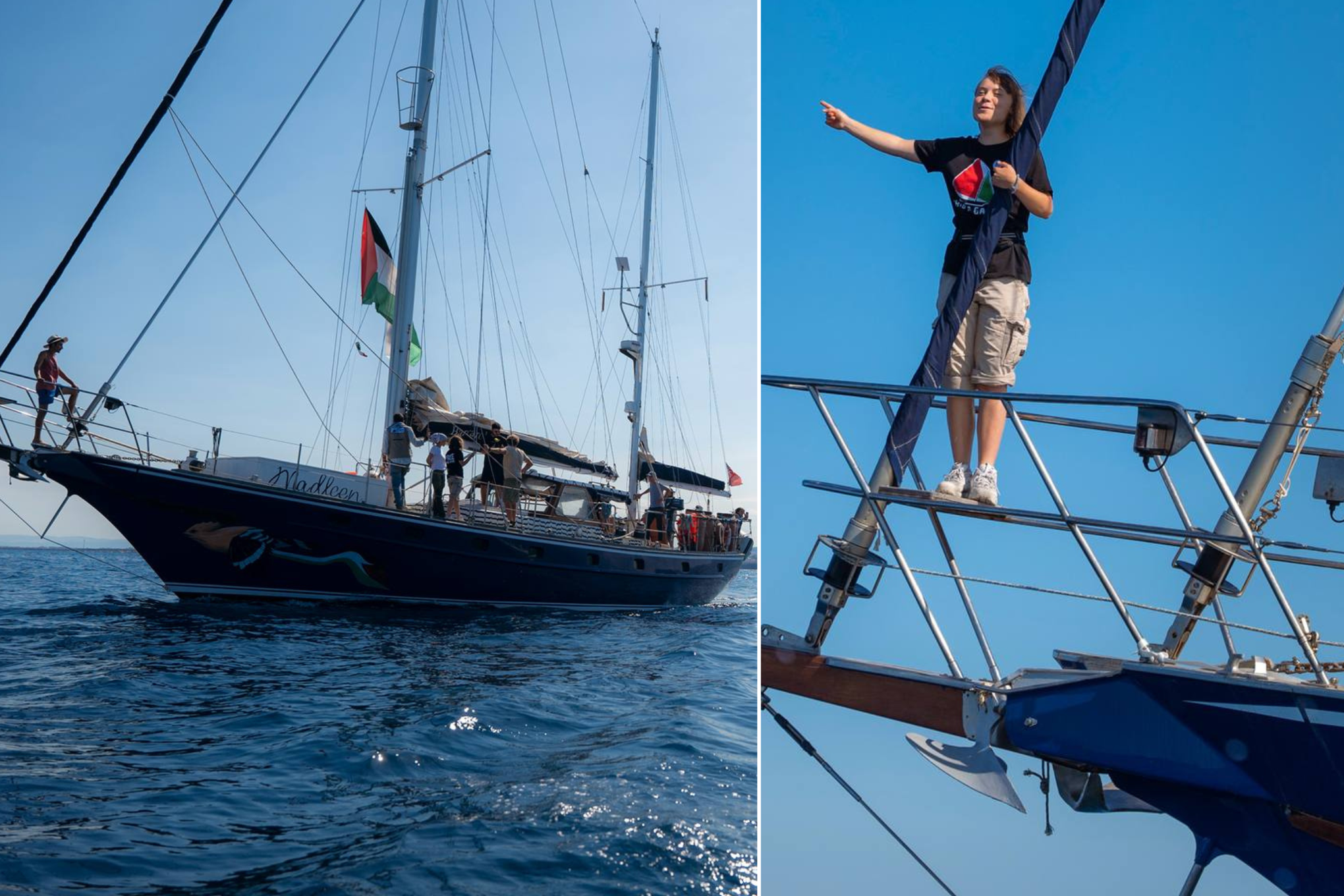 Ship to Gaza med Greta Thunberg ombord har nu lämnat hamnen på Sicilien