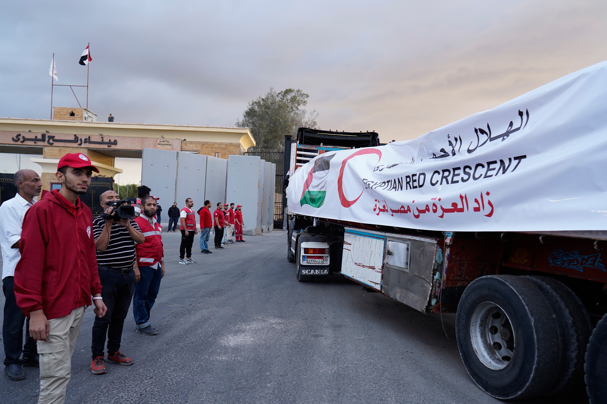 Nödhjälp till Rafah i Gaza