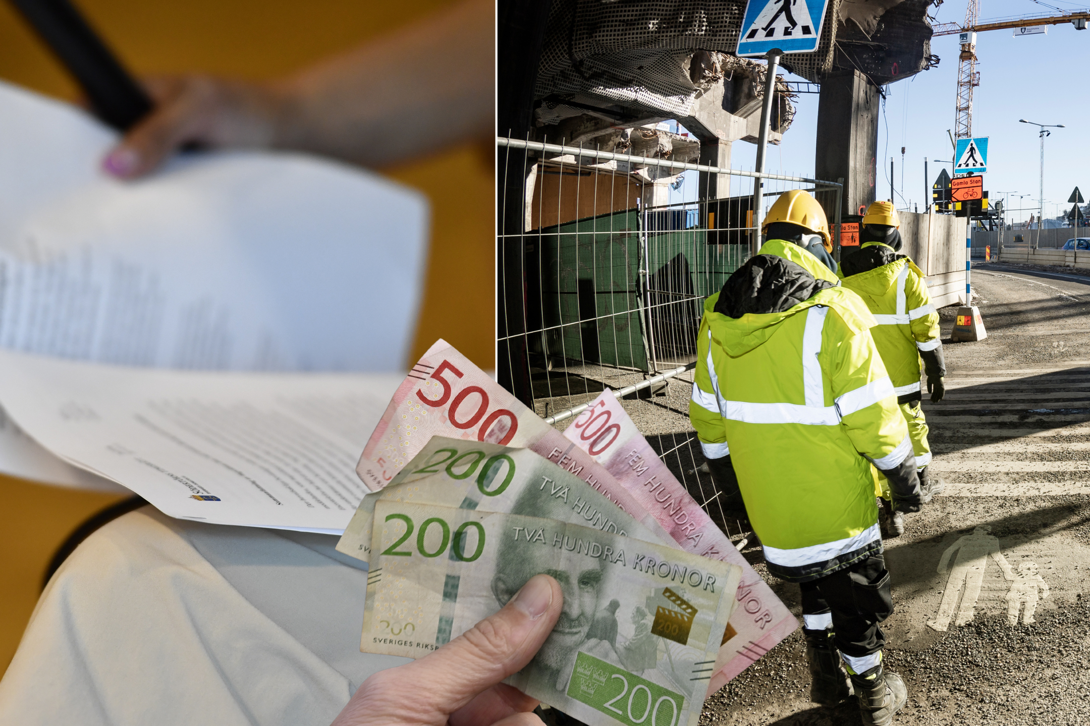 Pengatvätt inom byggindustrin