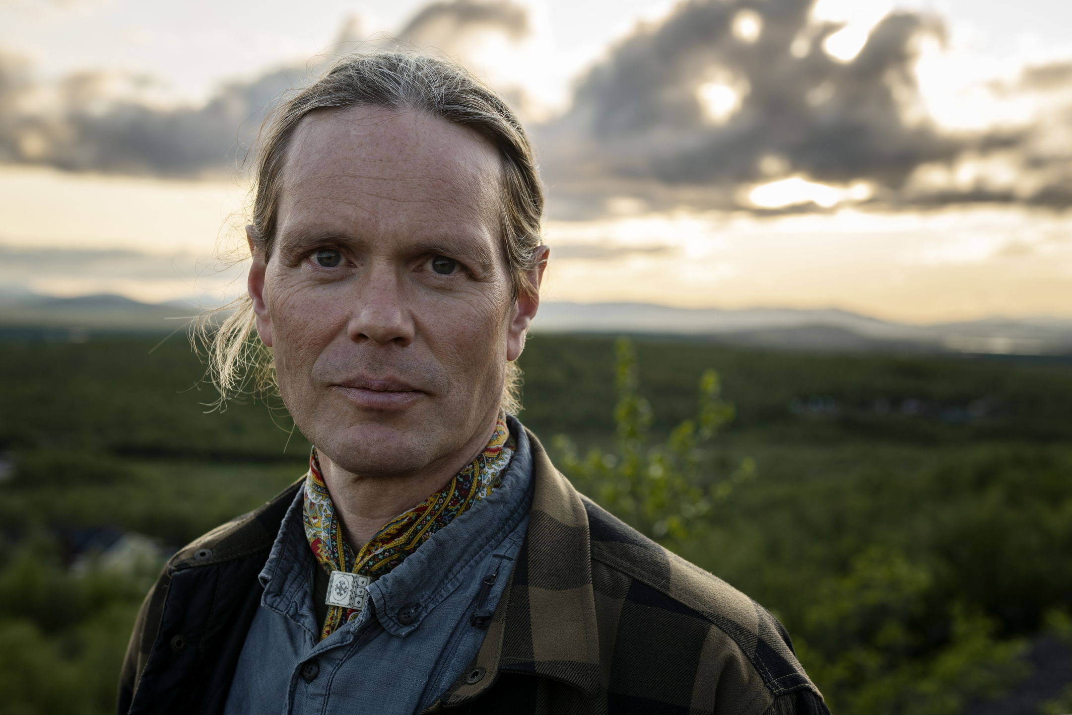 Lars-Marcus Kuhmunen, ordförande för Gabna Sameby. Platsen där LKAB hittat stora mängder sällsynta jordartsmetaller ligger precis där Gabna sameby för sina renar mellan sommar- och vinterbete.