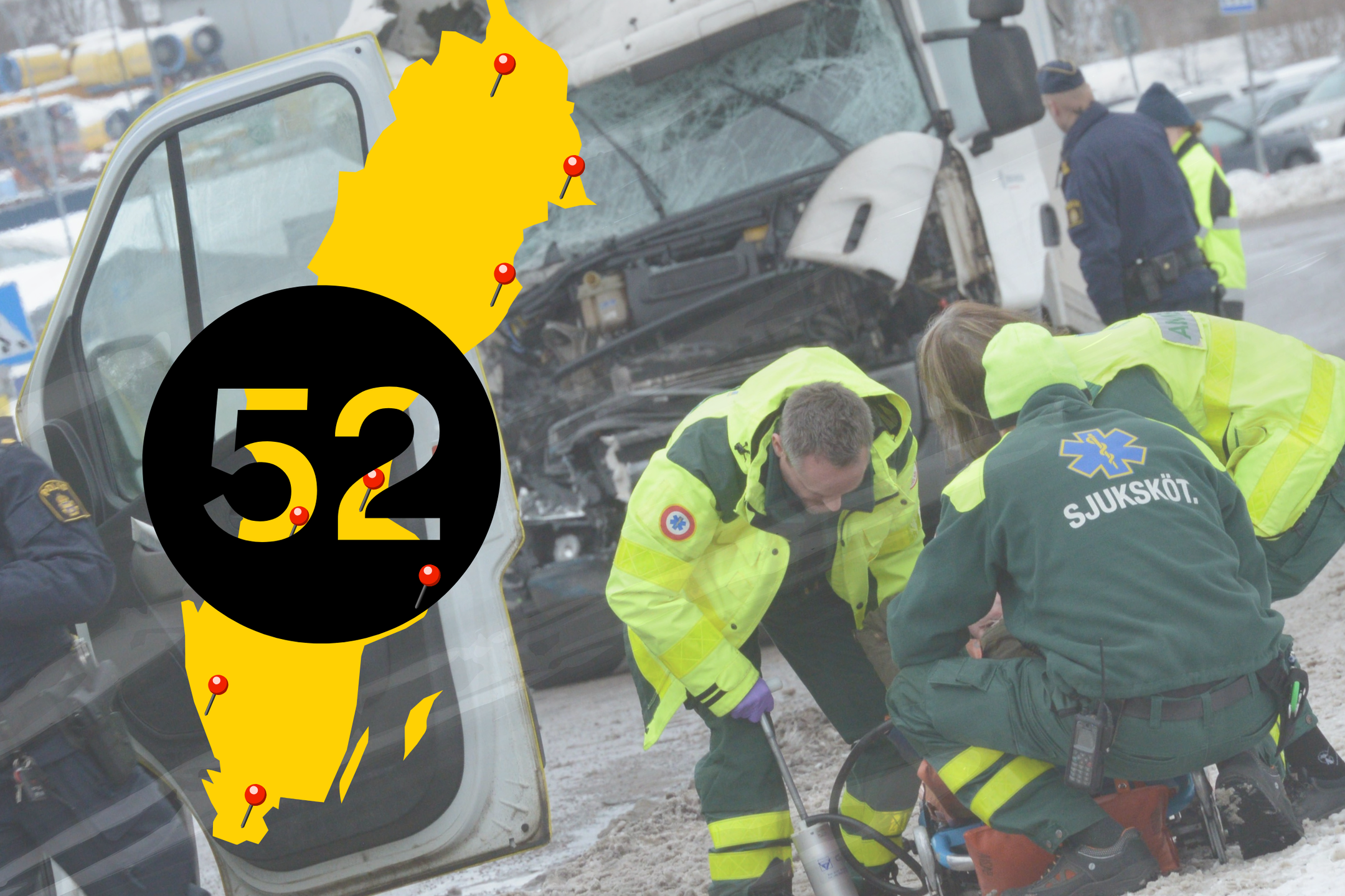 Mint 52 personer dog i arbetsplatsolyckor 2025.