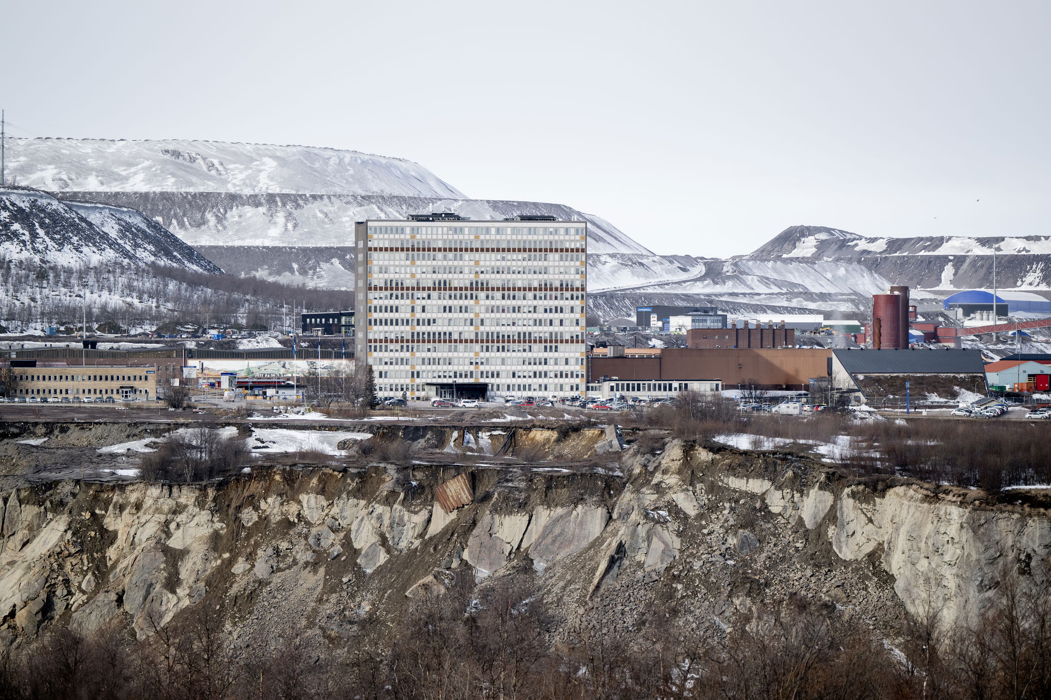 Översiktsbild LKAB i Kiruna.