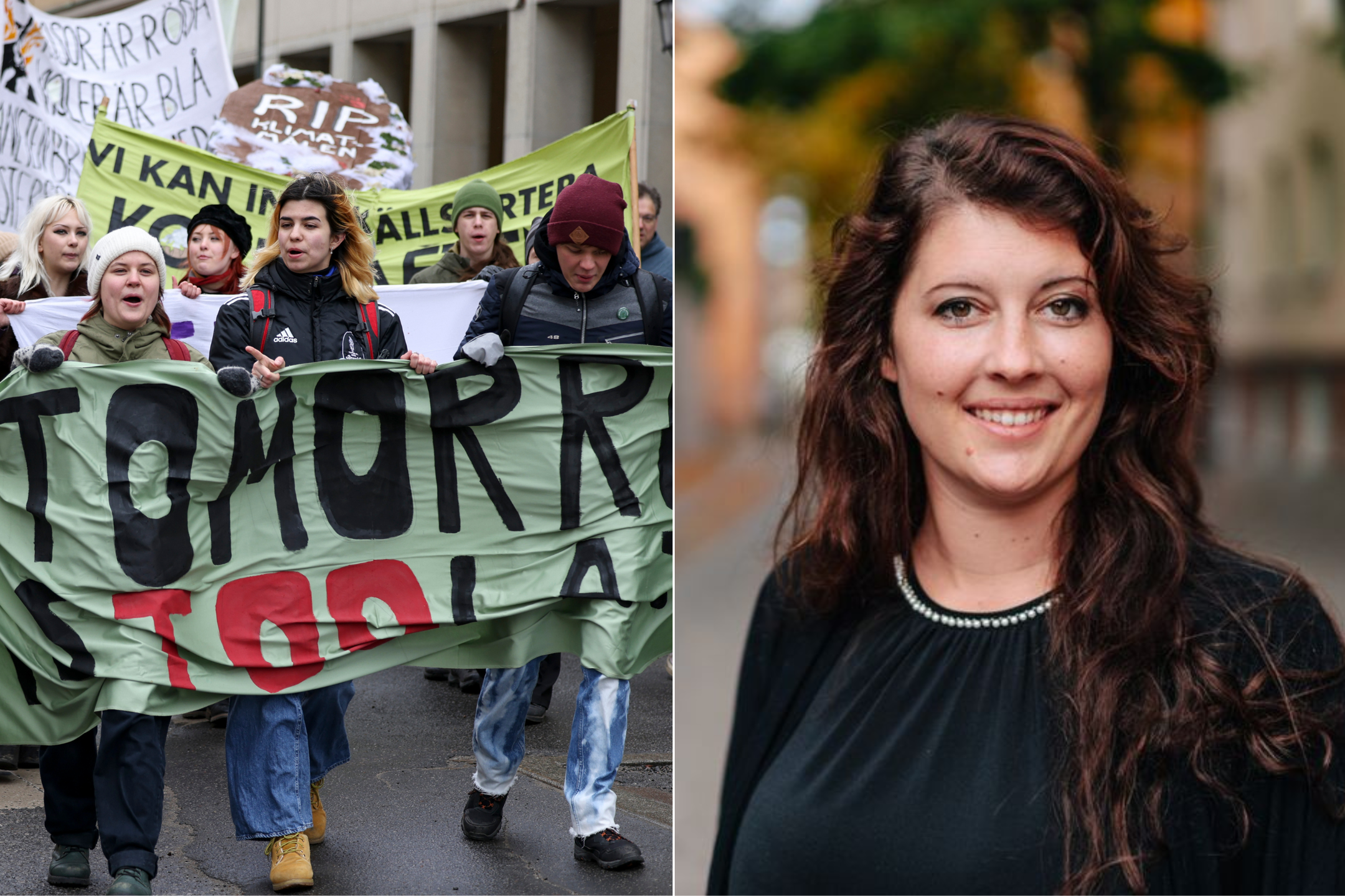 Beatrice Rindevall från Naturskyddsföreningen är med och ordnar torsdagens klimatmarsch i Stockholm