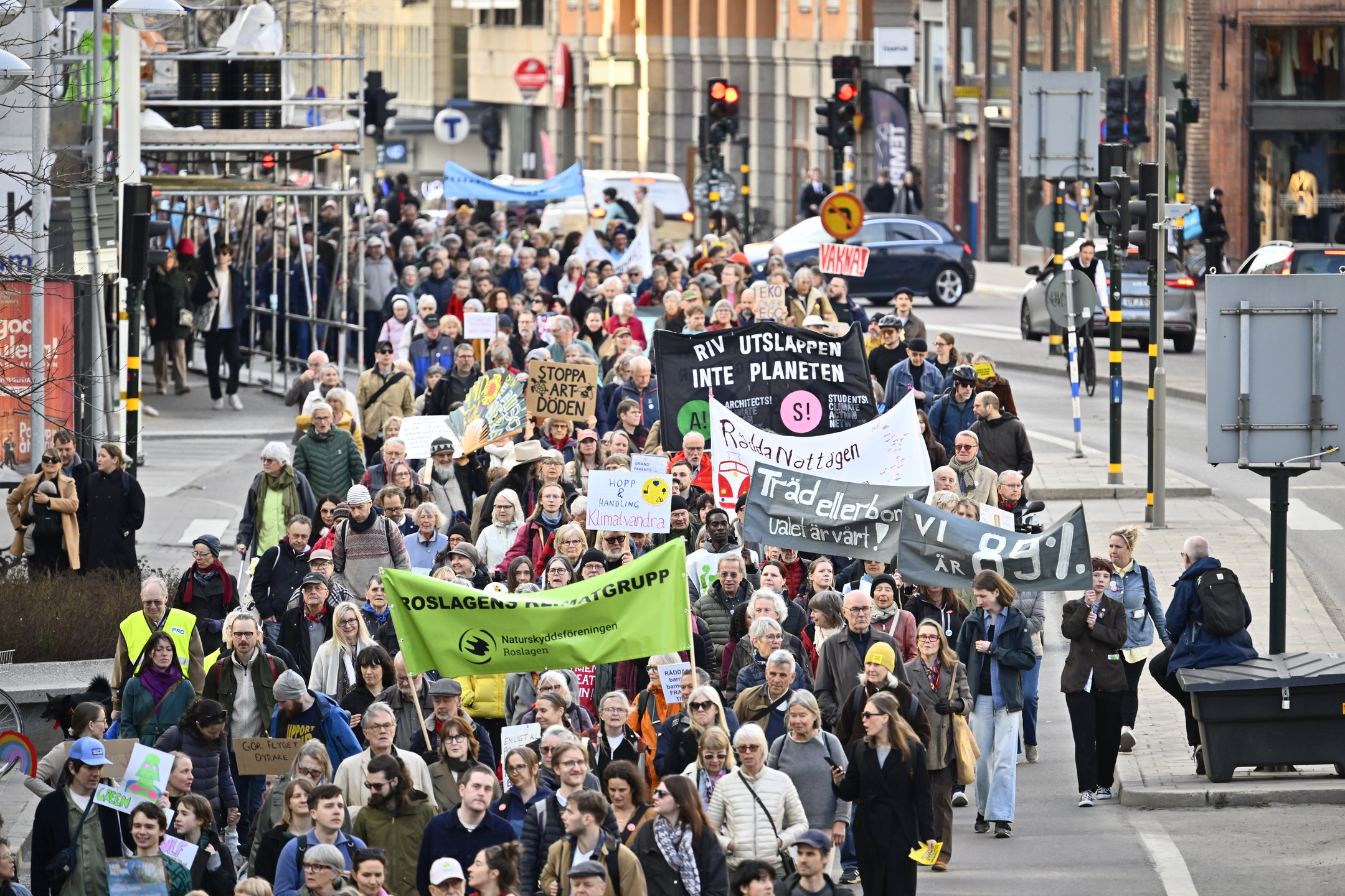 Klimatdemonstration Stockholm