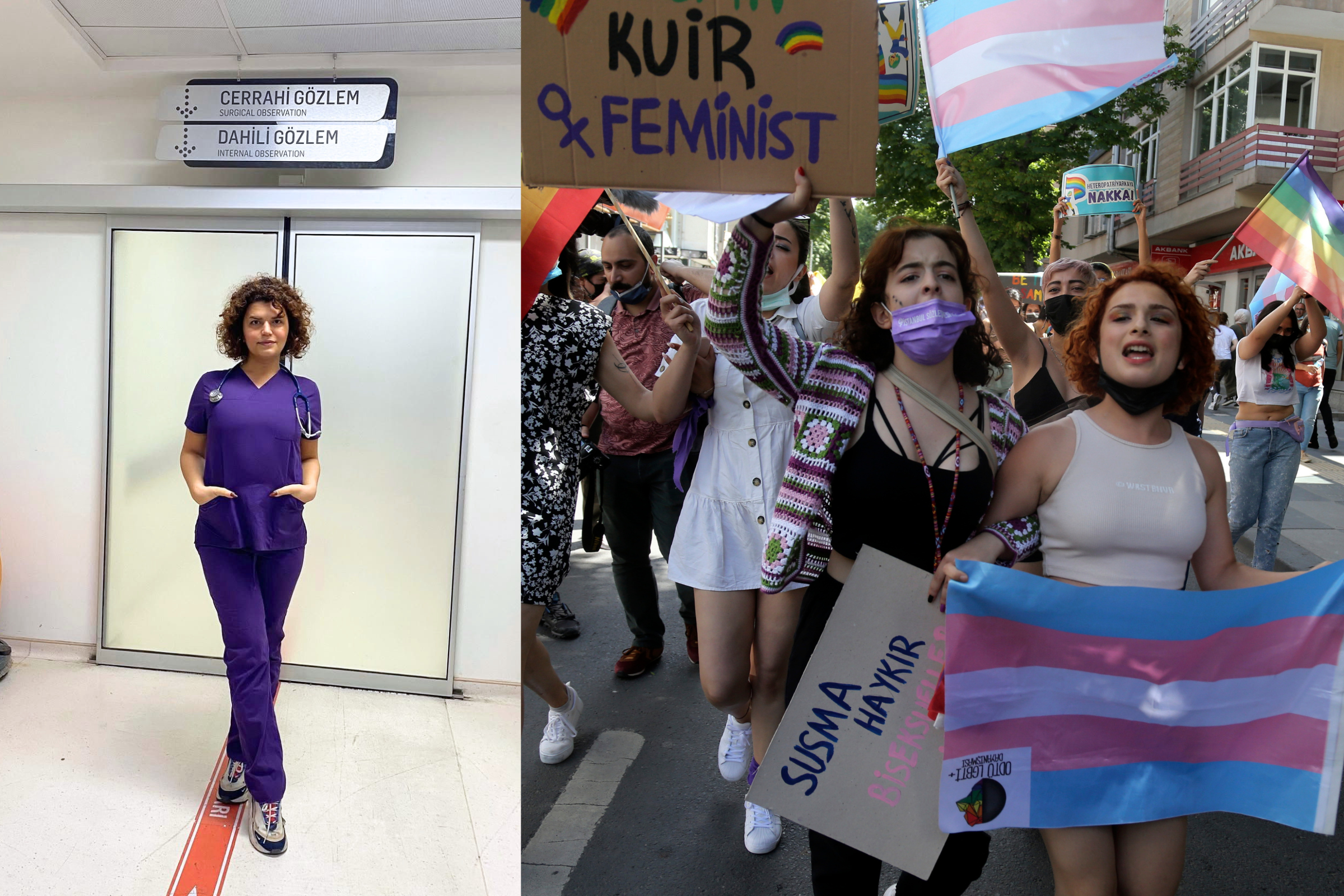 Turkiets första transfeminina läkare riskerar fängelse